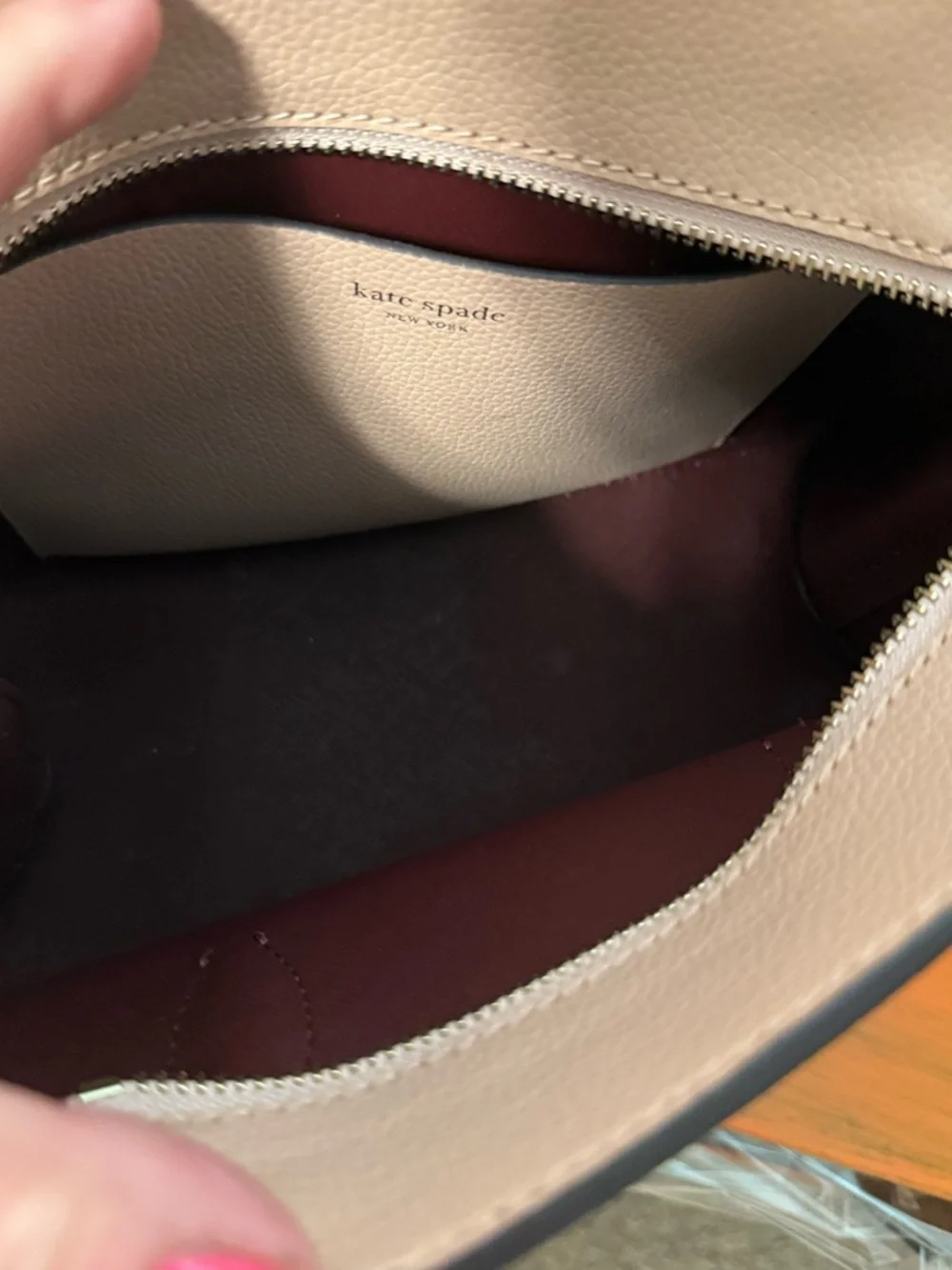 NWOT kate spade Blush Pink Leather Satchel - Picture 10 of 10